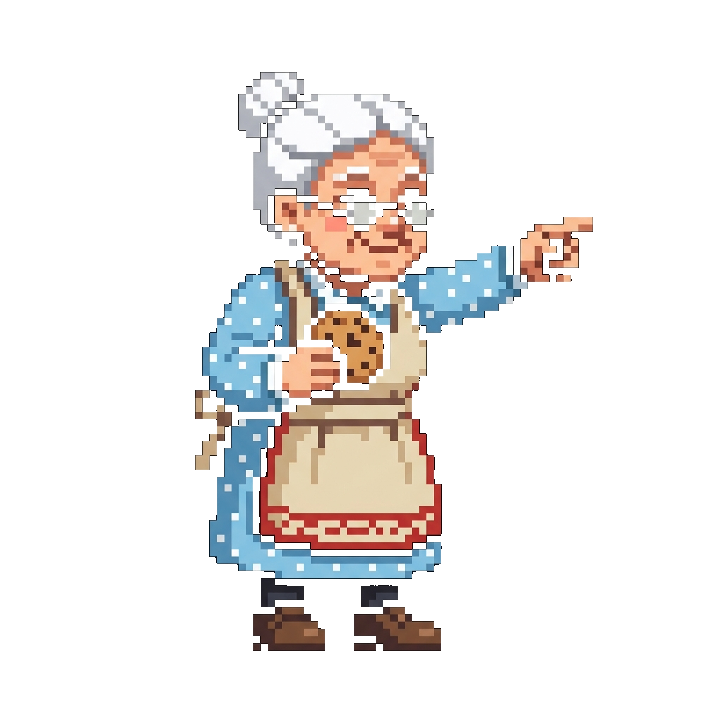 Grandma pixel art