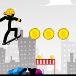 Stickman Skate 360 Epic City